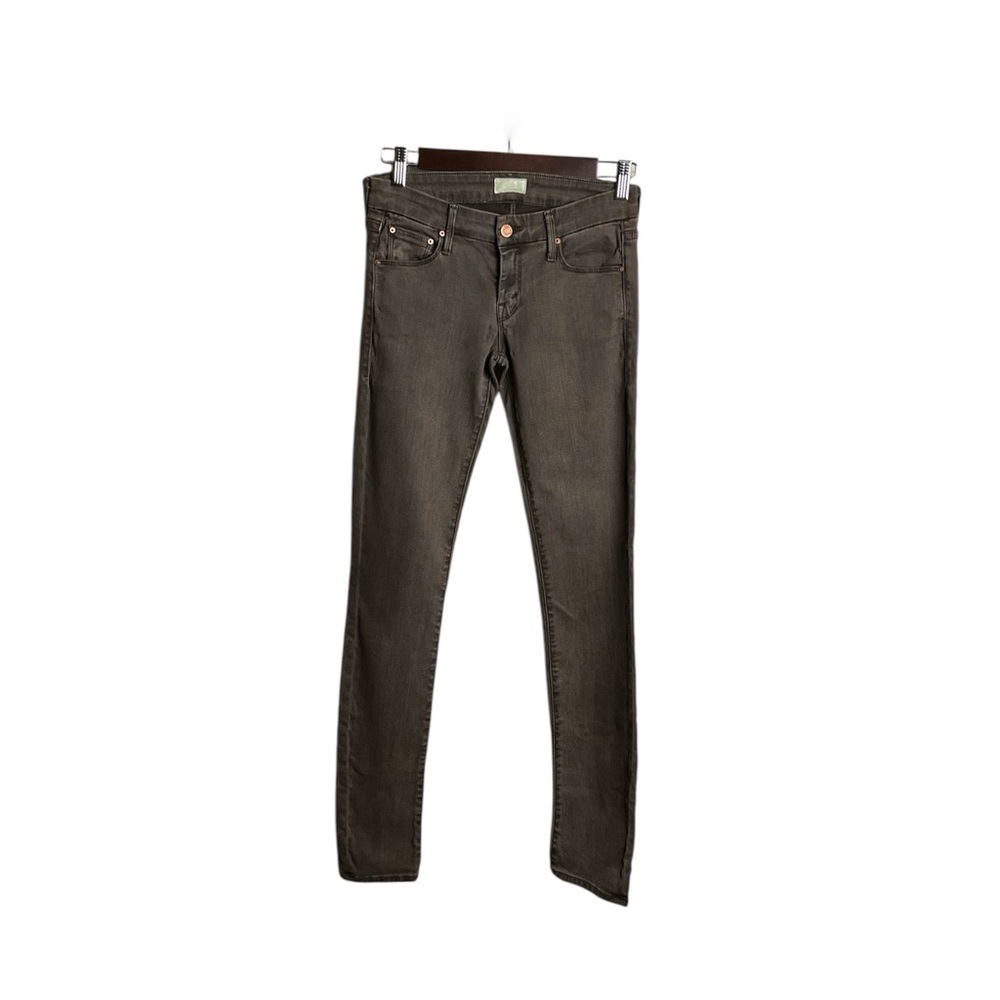 Mother The Looker Mid Rise Skinny Jeans Size 25 Dye Clay